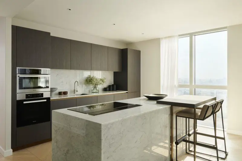 The Atlas Building Design Haus Liberty show apartment Kitchen 2 scaled e1592413155373 | Property London