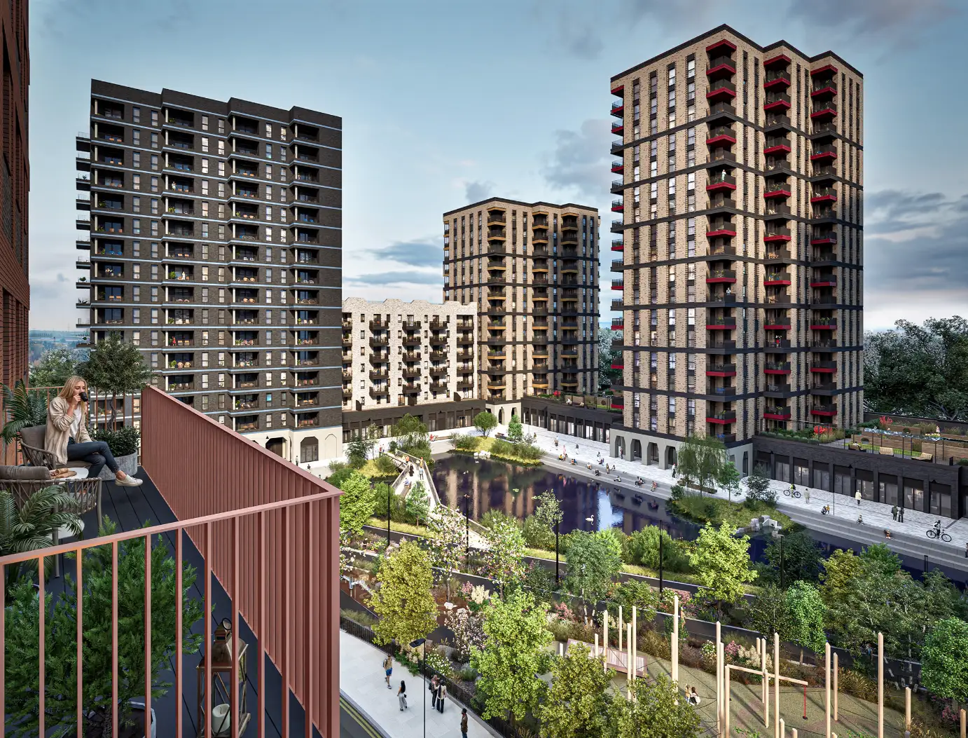 build to rent homes Dagenham green