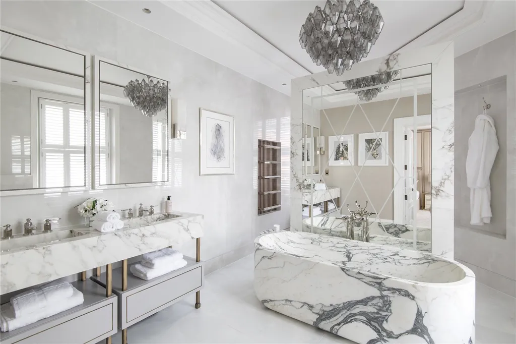 a luxury bathroom suite