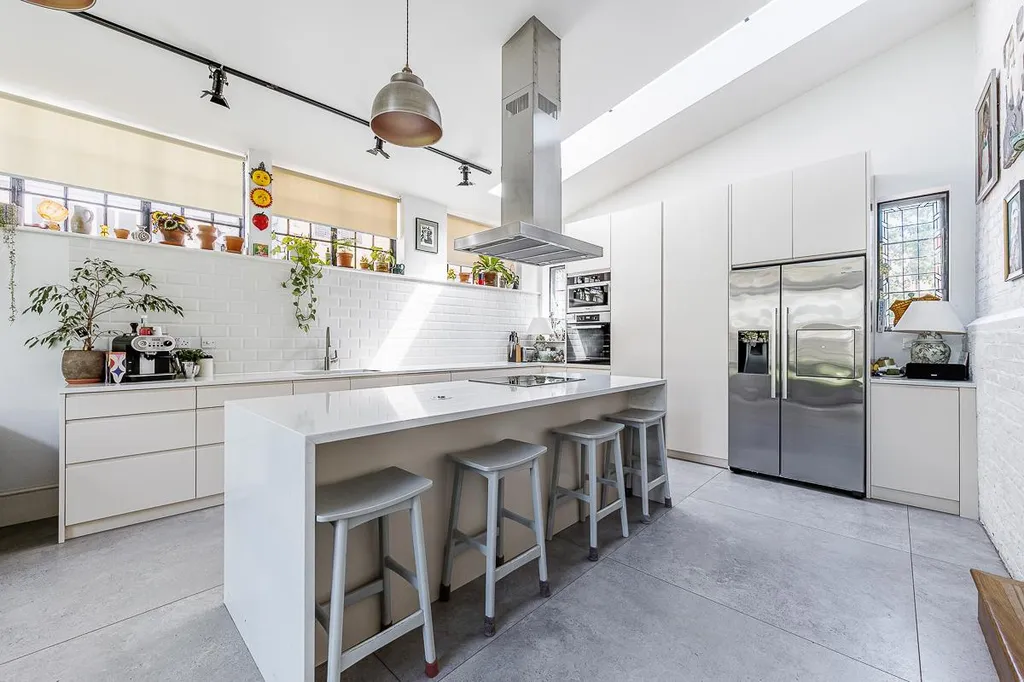 A kitchen in a London house for sale