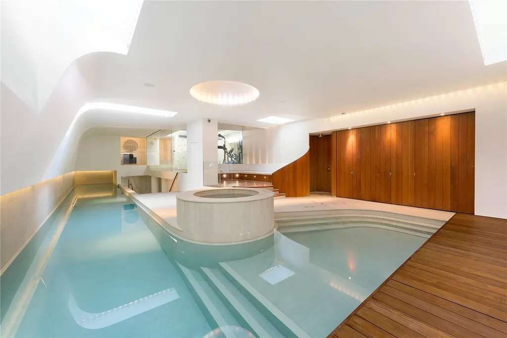 the swimming pool at a luxury property