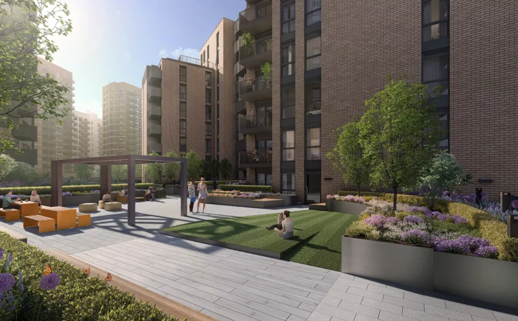 Peabody New Homes collection of Shared Ownership homes at KEWB