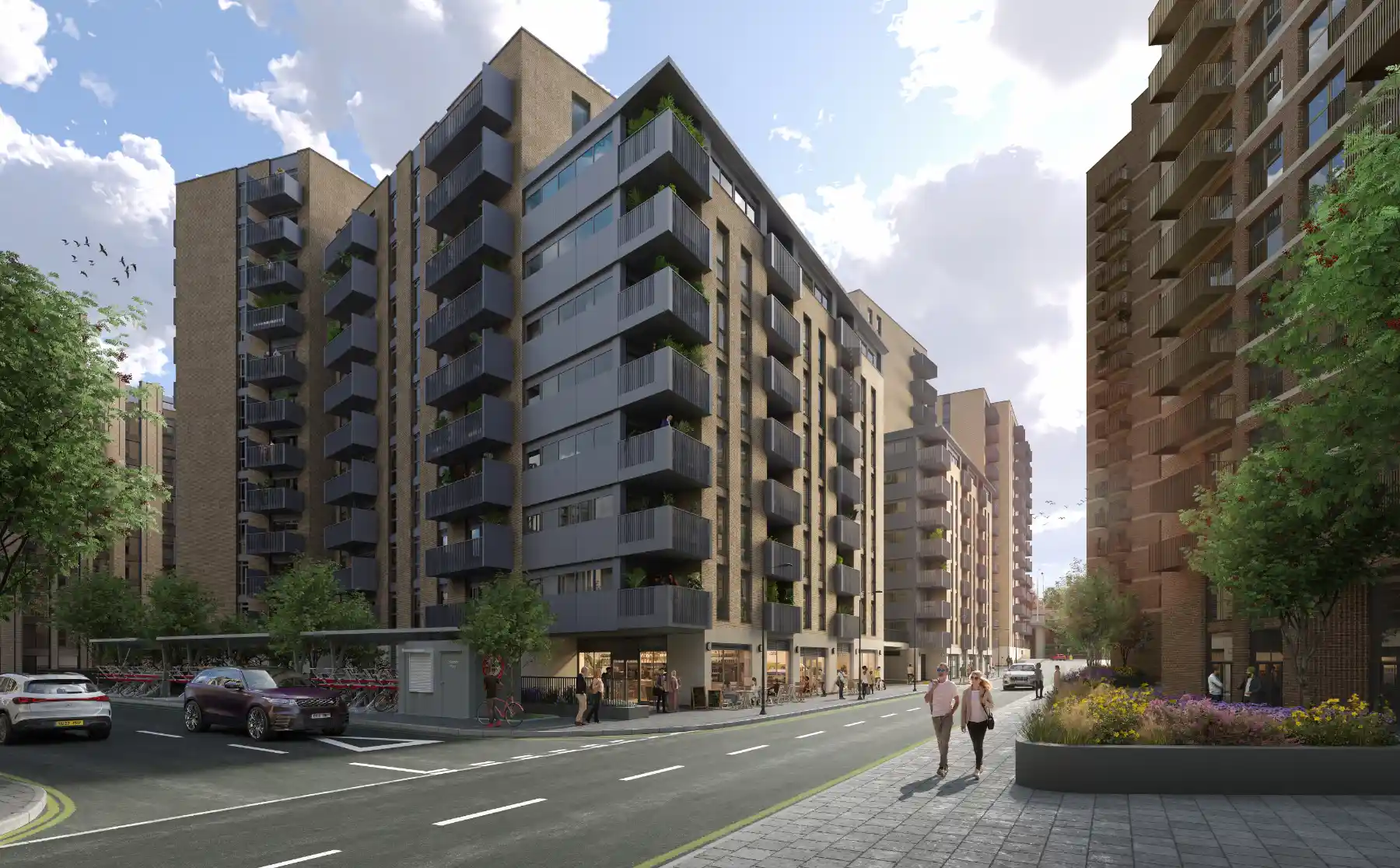 Peabody New Homes collection of Shared Ownership homes at KEWB